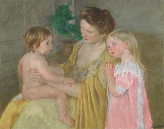 Mother and Two Children - Mary Cassatt