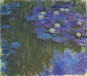 Nymphéas en fleur - Claude Monet