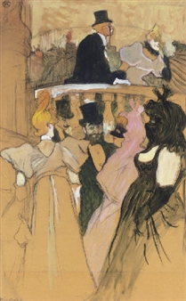Au bal de l'opéra - Henri de Toulouse-Lautrec