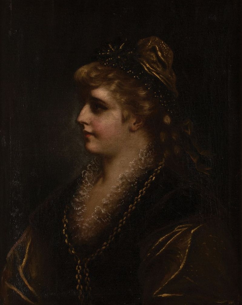 Portrét dámy by Jean-Baptiste Greuze