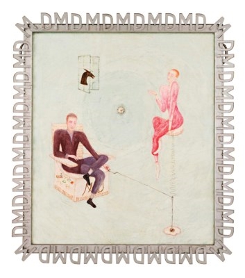 Portrait of Marcel Duchamp and Rrose Sélavy by Florine Stettheimer, 1923