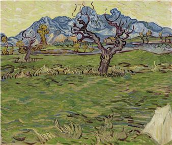 Champs près des Alpilles - Vincent van Gogh