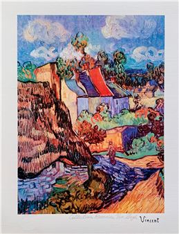 HOUSES AT AUVERS - Vincent van Gogh