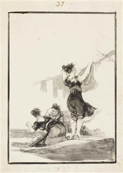 Hutiles trabajos (Useful work) - Francisco José de Goya y Lucientes