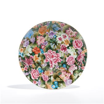 Small Plate with Flowers - Ai Weiwei