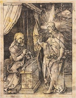 CHRIST APPEARING TO HIS MOTHER - Albrecht Dürer