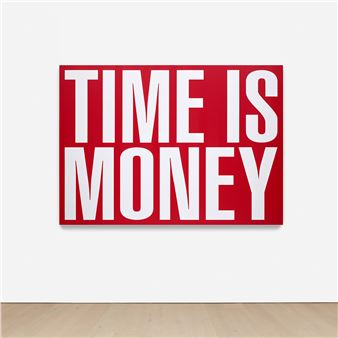 Untitled (Time is Money) - Barbara Kruger