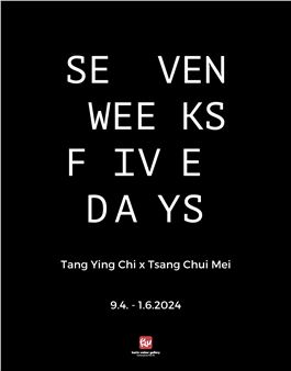 Tang Ying Chi & Tsang Chui Mei: Seven Weeks Five Days - Karin Weber Gallery