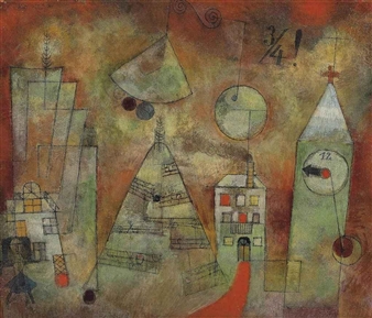Schicksalstunde um dreiviertel zwölf - Paul Klee