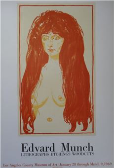 EDVARD MUNCH - FEMME ROUSSE - Edvard Munch