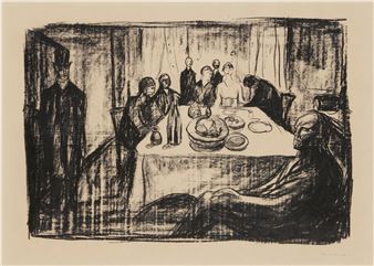 The Bohemian's Wedding (Woll 702) - Edvard Munch
