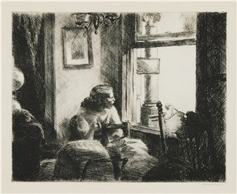 East Side Interior (Levin 85; Zigrosser 8) - Edward Hopper