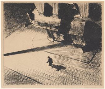 Night Shadows - Edward Hopper