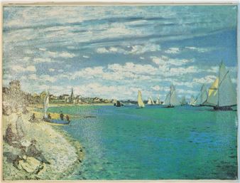 Regatta At Sainte-Adresse - Claude Monet
