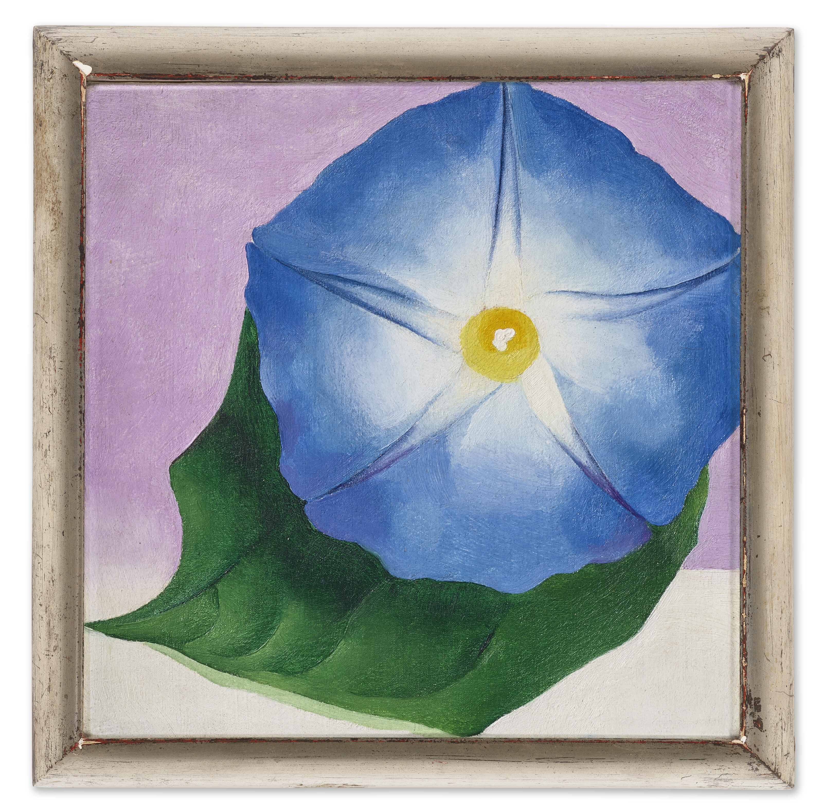 Artwork by Georgia O'Keeffe, Blue Morning Glory, Made of oil on canvas