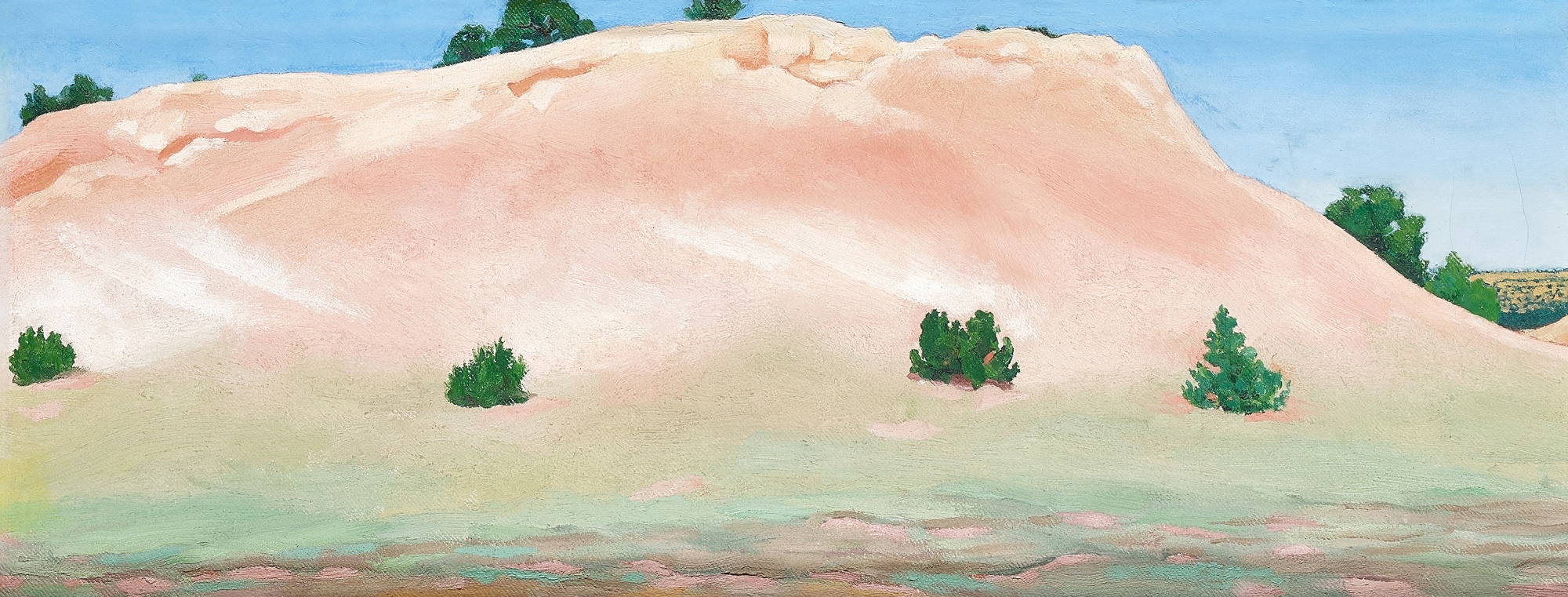Long Pink Hill by Georgia O'Keeffe, 1940