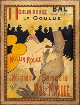Henri de Toulouse-Lautrec "Moulin Rouge" Poster - Henri de Toulouse-Lautrec