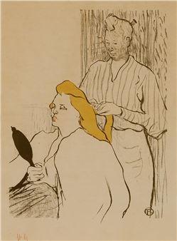 Le Coiffeur-Programme du Théâtre Libre - Henri de Toulouse-Lautrec