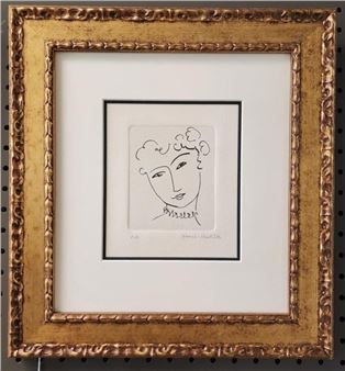 After Matisse, Etching "La Pompadour - Henri Matisse