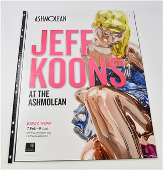 two exhibition lithograph posters for Ashmolean Gallery Oxford - Jeff Koons