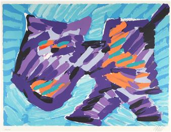 Karel Appel- Cats portfolio - Rachel Davis Fine Arts