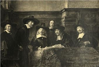 Sampling officials of the Draper - Rembrandt van Rijn