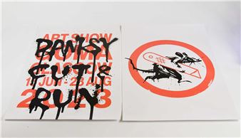 CUT & RUN exhibition posters (set of two) - Banksy