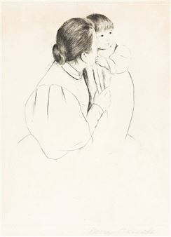 Peasant Mother and Child - Mary Cassatt