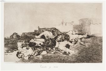 Francisco de Goya (1746-1828) Three plates from 'Los Desastres de la Guerra' (The Disasters of War - Francisco José de Goya y Lucientes