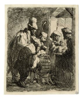 I suonatori ambulanti - Rembrandt van Rijn