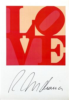 Love Postcard - Robert Indiana