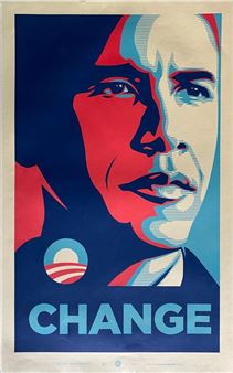 Obama Change - Shepard Fairey