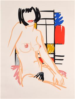 Monica with Mondrian - Tom Wesselmann