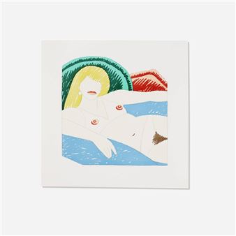 Shiny Nude (from the Rubber Stamp portfolio - Tom Wesselmann